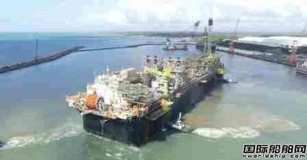 中集来福士建造船体！胜科海事巴西船厂交付第二艘FPSO